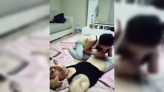 Turkish Babe Sucking on Cam